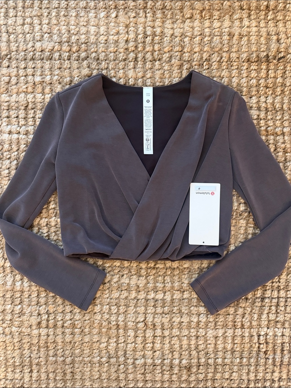 Lululemon Lightweight Softstreme Wrap-front Long Sleeve Top